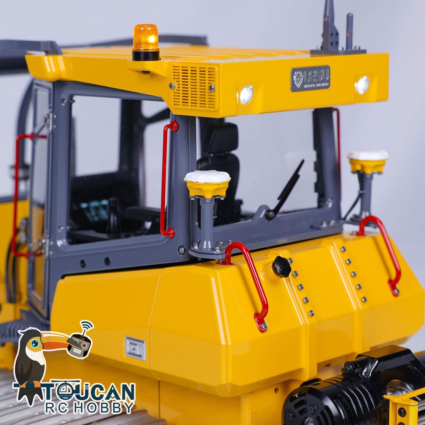 IN STOCK LESU Metal 1/14 RC Hydraulic Dozer Aoue 850K Painted Assembled PNP Bulldozer B0005