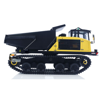 Super Frog 1/14 RC Hydraulic Crawler Dumper Truck T14R RTR Radio Controlled Metal Tracked Tipper Frsky X14 Light Electric Wiper
