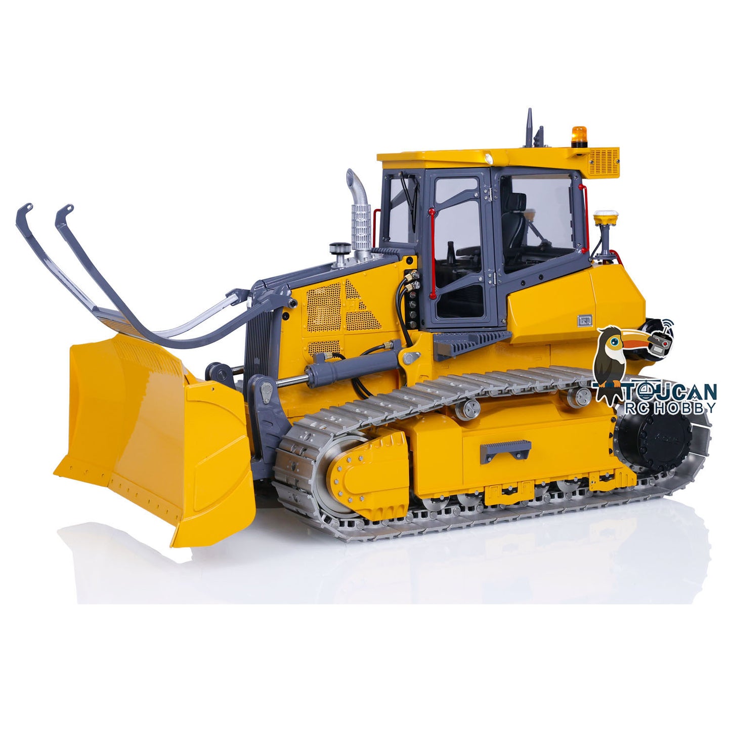 LESU Metal 1/14 RC Hydraulic Dozer Aoue 850K Painted Assembled PNP Bulldozer B0005