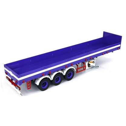 IN STOCK 3 Axles 1/14 Metal Semi Trailer
