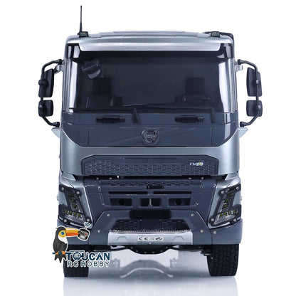 AUF LAGER Double E 1/14 6x6 E115 Volvo FMX Hydraulischer RTR RC Muldenkipper