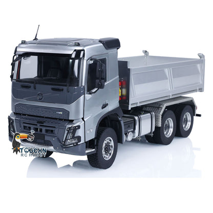 AUF LAGER Double E 1/14 6x6 E115 Volvo FMX Hydraulischer RTR RC Muldenkipper