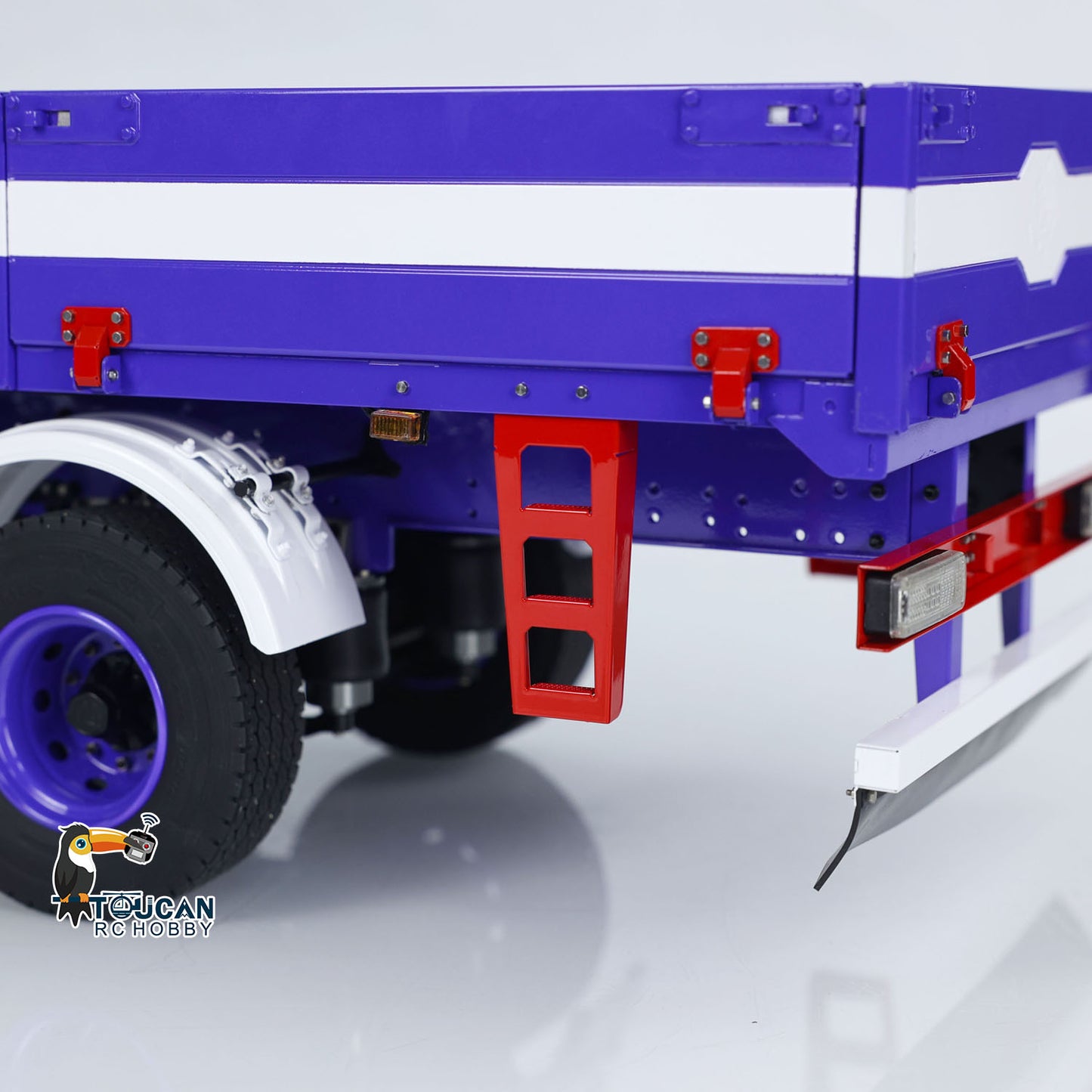 3 Axles 1/14 Metal Semi Trailer