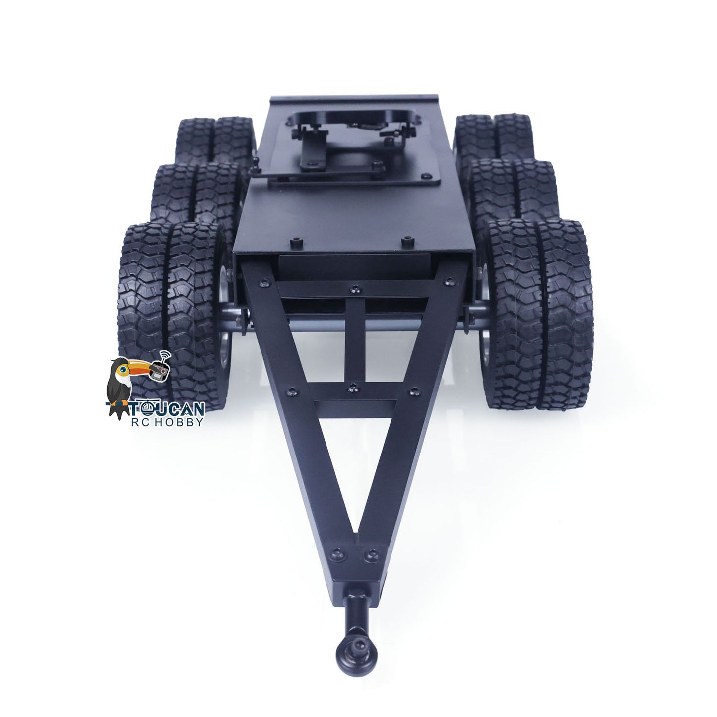 1/14 Metal 3 Axles Trailer with Fifth-wheel Traction