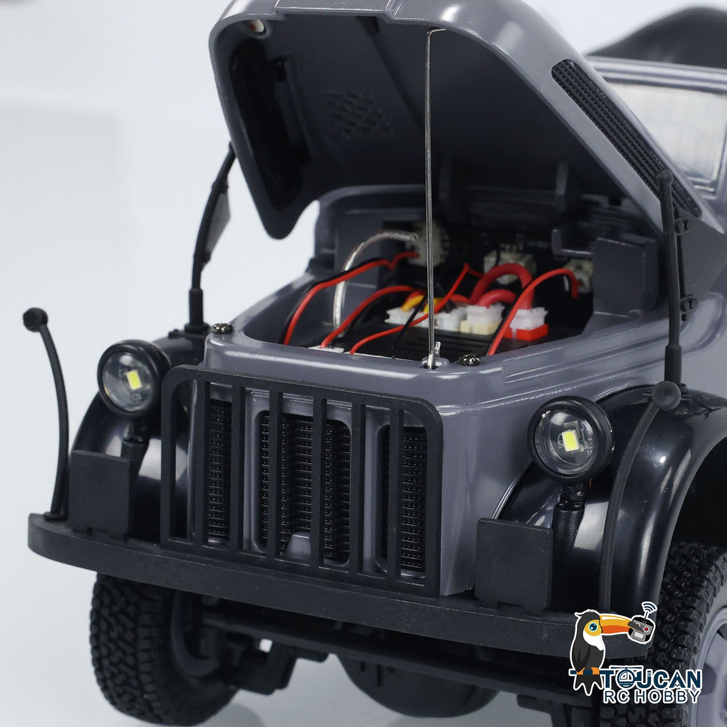 IN STOCK HG 1/18 RC Off-road Vehicles 4x4 Remote Control Command Vehicle Smoke Unit Sound