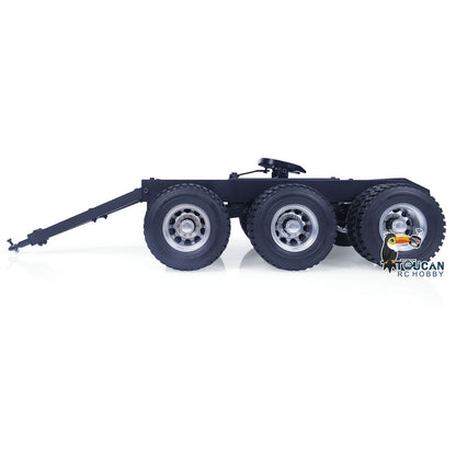 1/14 Metal 3 Axles Trailer with Fifth-wheel Traction