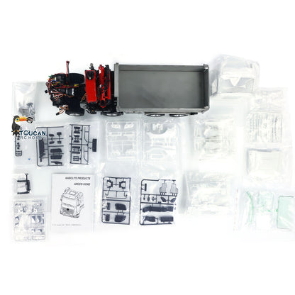 LESU 3348 8X8 RC Hydraulic Dump Truck 3-Ways 1/14 Remote Control Crane Tipper