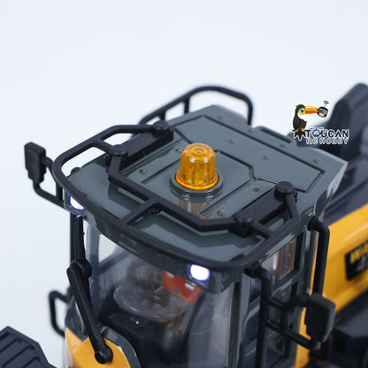Half Metal 1/50 Electric Remote Control Loader Ready To Run Mini RC Engineering Vehicle Model Lights Sounds Desktop Level Gift
