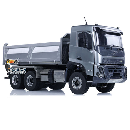 Camion à benne basculante hydraulique RTR RC Double E 1/14 6x6 E115 Volvo FMX