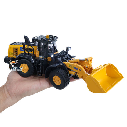Half Metal 1/50 Electric Remote Control Loader Ready To Run Mini RC Engineering Vehicle Model Lights Sounds Desktop Level Gift