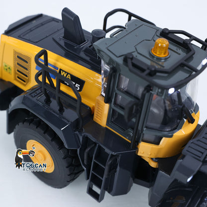 Half Metal 1/50 Electric Remote Control Loader Ready To Run Mini RC Engineering Vehicle Model Lights Sounds Desktop Level Gift