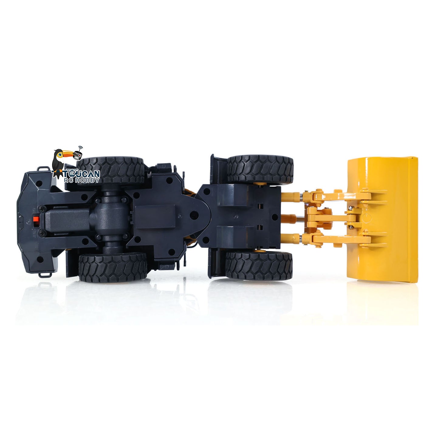 Half Metal 1/50 Electric Remote Control Loader Ready To Run Mini RC Engineering Vehicle Model Lights Sounds Desktop Level Gift