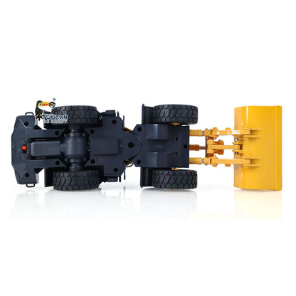 Half Metal 1/50 Electric Remote Control Loader Ready To Run Mini RC Engineering Vehicle Model Lights Sounds Desktop Level Gift