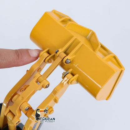 Half Metal 1/50 Electric Remote Control Loader Ready To Run Mini RC Engineering Vehicle Model Lights Sounds Desktop Level Gift