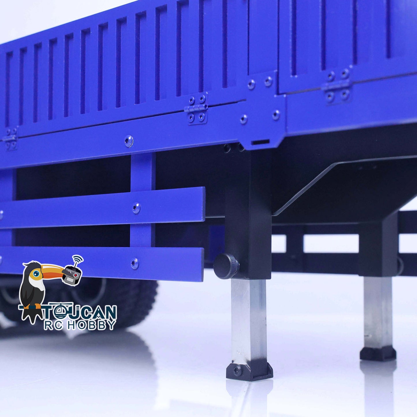 1/14 3-Axle Trailer Metal Low-bed Trailer