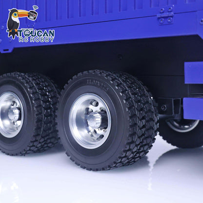 1/14 3-Axle Trailer Metal Low-bed Trailer