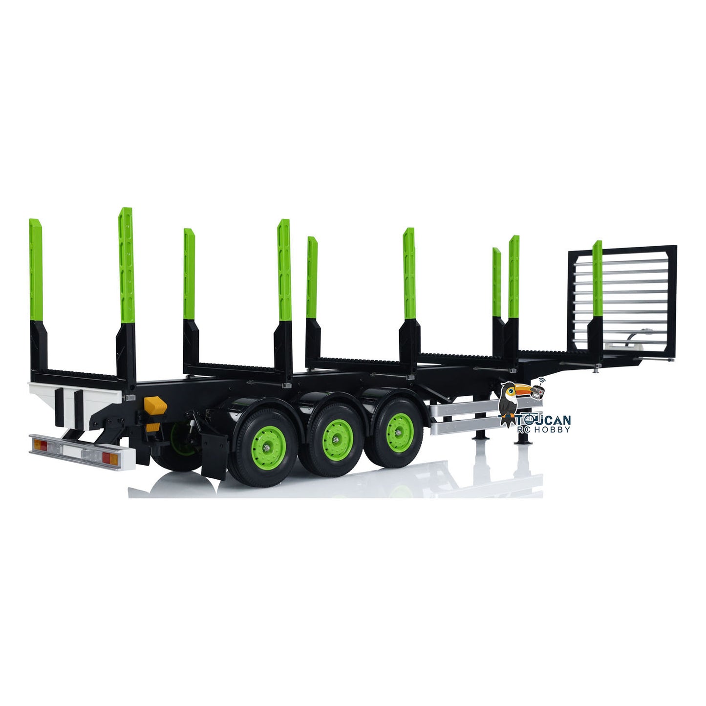 Toucan 1/14 Finished Trailer for Logging Truck DIY 1/14 RC TAMIYA Tractor Model
