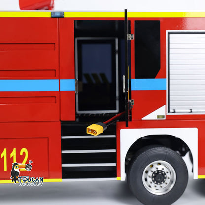 EN STOCK Châssis de camion de pompiers RC en métal à l'échelle 1/14 8x4