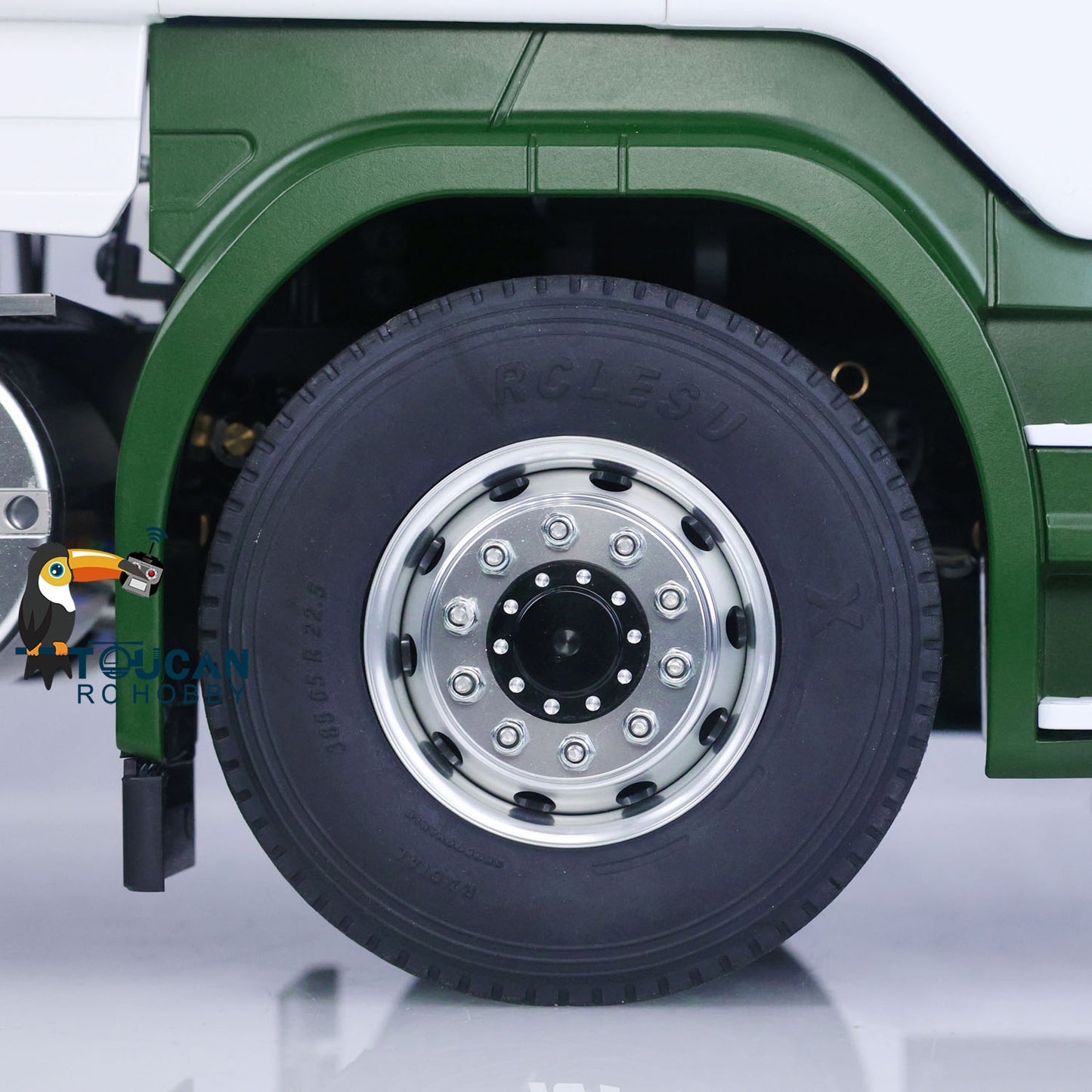 LESU 1:14 DIY RC Tractor Truck for 6x6 Cars Model