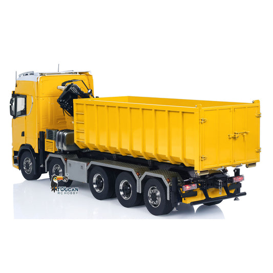 Châssis métallique 10x10 1:14 grue hydraulique RC Dumper 770S RTR camion à benne basculante complète