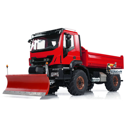 1:14 Hydraulic RC Dump Truck 4x4 Radio Control Tipper With Snow Blade