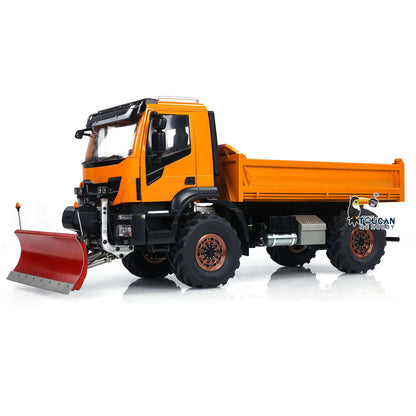 1:14 Hydraulic RC Dump Truck 4x4 Radio Control Tipper With Snow Blade