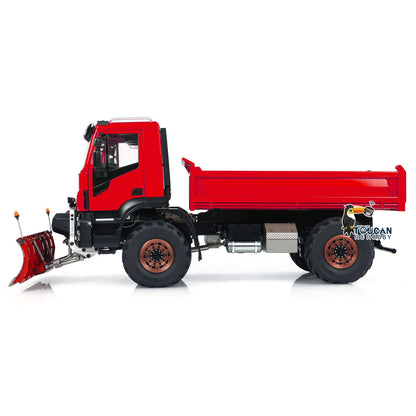 1:14 Hydraulic RC Dump Truck 4x4 Radio Control Tipper With Snow Blade