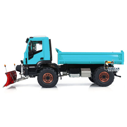 1:14 Hydraulic RC Dump Truck 4x4 Radio Control Tipper With Snow Blade