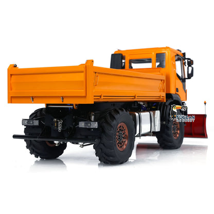 1:14 Hydraulic RC Dump Truck 4x4 Radio Control Tipper With Snow Blade