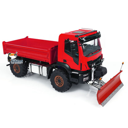 1:14 Hydraulic RC Dump Truck 4x4 Radio Control Tipper With Snow Blade