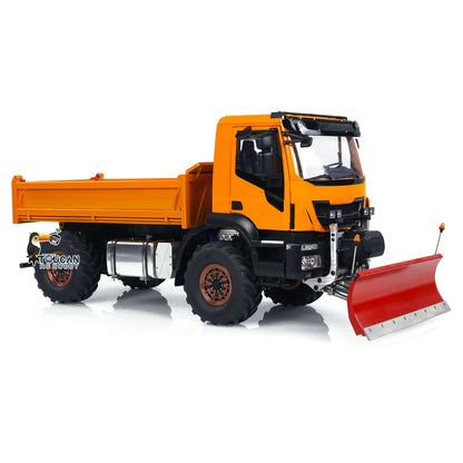 1:14 Hydraulic RC Dump Truck 4x4 Radio Control Tipper With Snow Blade