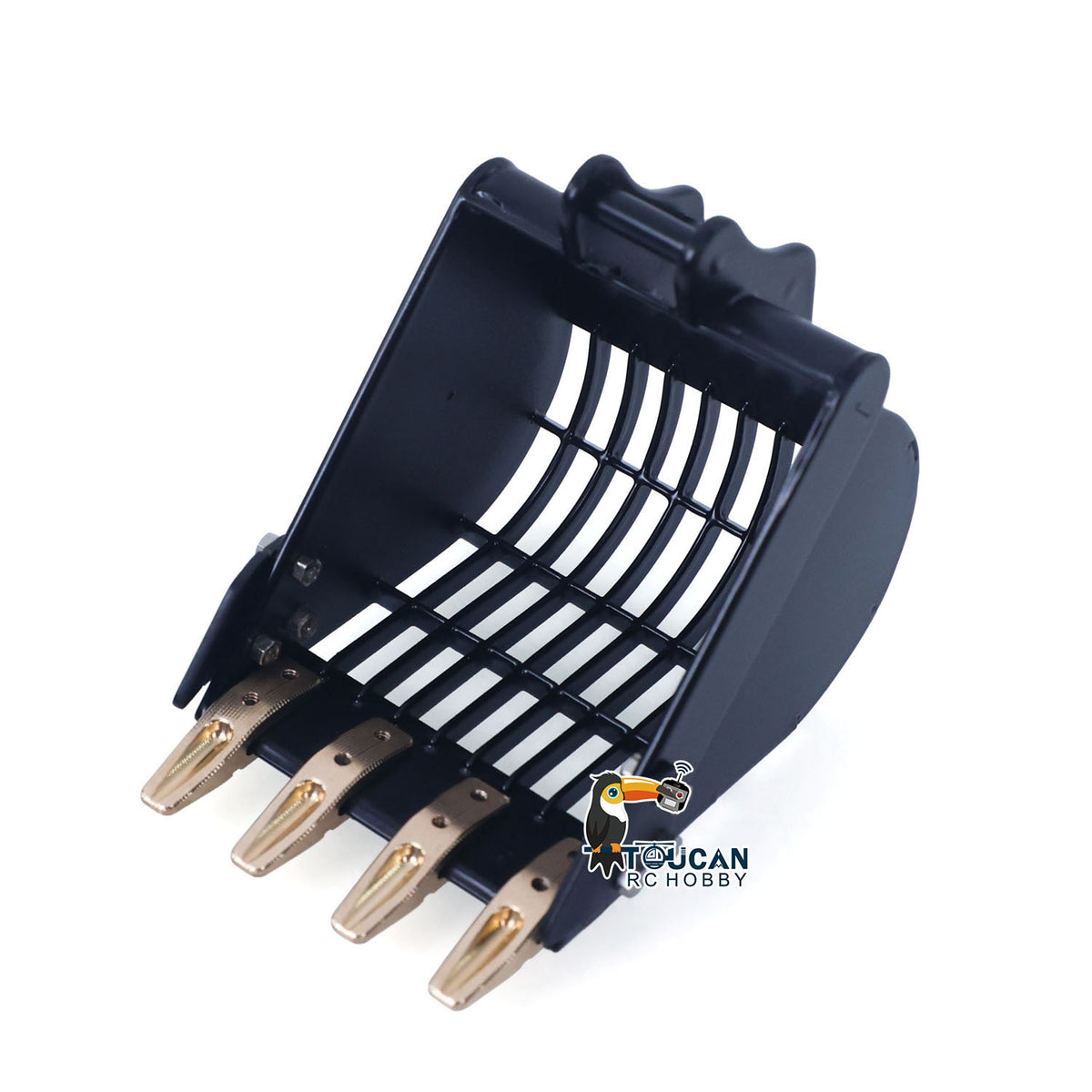 Metal Manual Quick Release Coupler Log Grapple Clamp Sieve Bucket Ripper for LESU Aoue PC30 B0003 1/14 RC Hydraulic Excavator Remote Control Mini Digger DIY Model