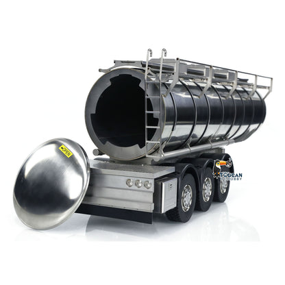 1/14 Scale Metal 6*6 Semi-trailer Fuel Tank for RC Tractor Truck Transport Vehicle Model
