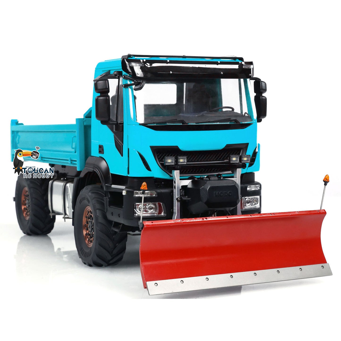 1:14 Hydraulic RC Dump Truck 4x4 Radio Control Tipper With Snow Blade