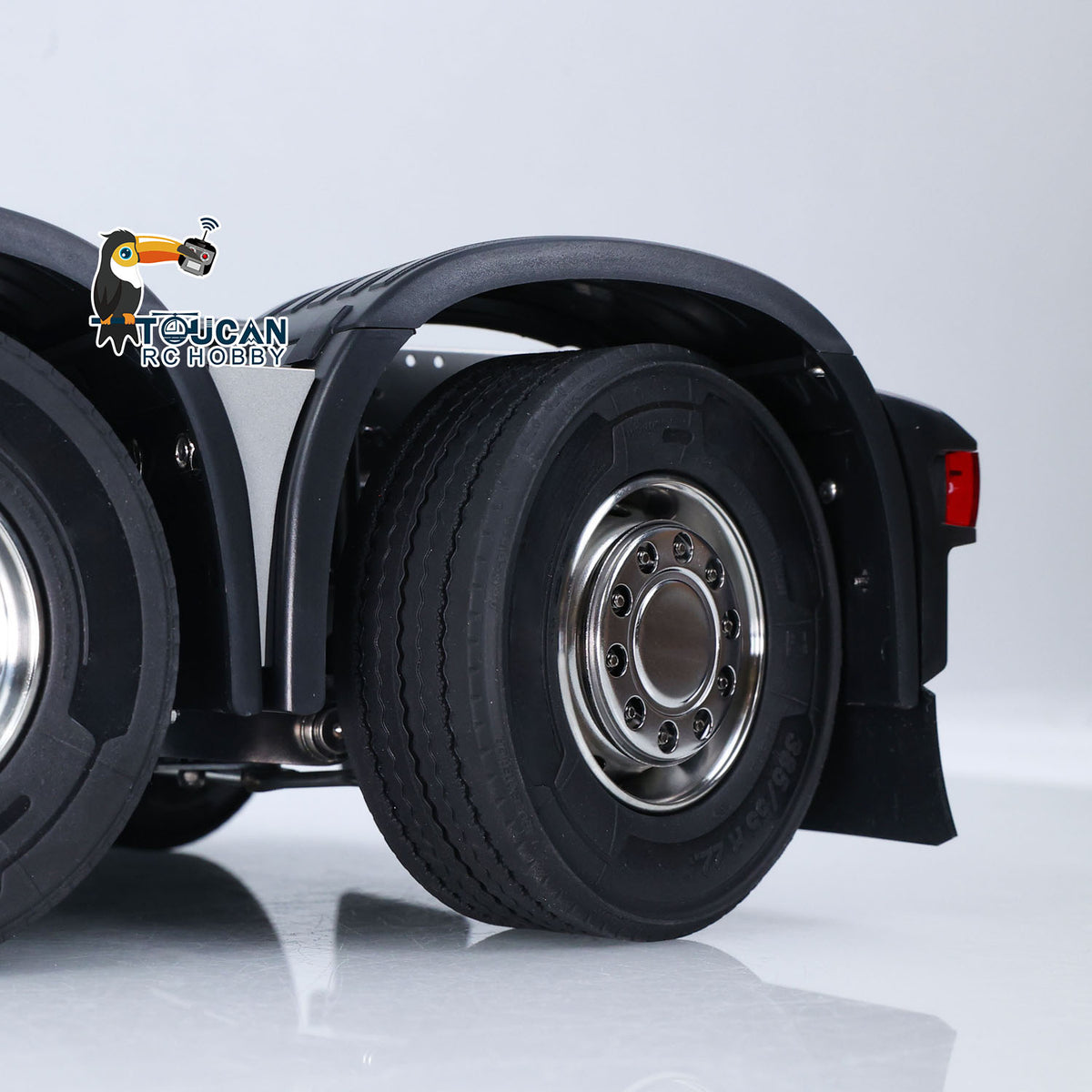 10x10 Metal Chassis for 1/14 RC Tractor Truck R620 770S Remote Control Lorry Car Differential Lock Rear Axle Steering