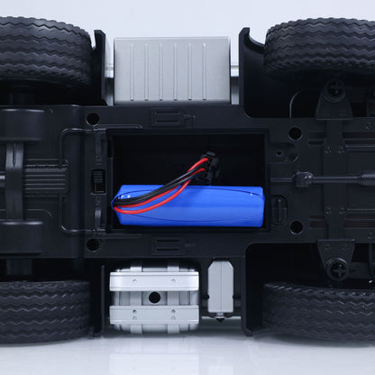 ONLY ONE HUINA 1/14 Remote Control Dump Truck 12CH RC Tipper Finished Model Toy Gift RTR Light Sound Effects Radio USB Charging Cable
