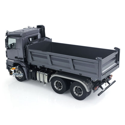 1/14 6x6 Hydraulic RC Dump Truck Metal Tipper Car FlySky I6S