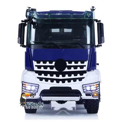 LESU 1/14 Camion à benne basculante RC en métal 8x8 Roll On/Off RTR Full-dump K3363 