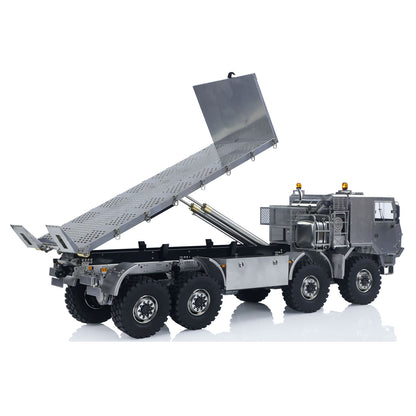 Metal 1/14 RC Hydraulic Off Road Military Truck T815 Remote Control 3Speed 8*8 Roll on off Dumper Model Paladin ST8 Radio