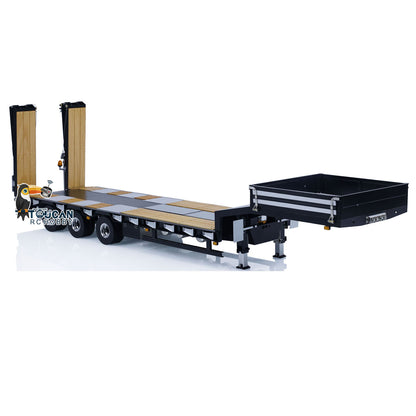 1/14 Metal LESU RC Trailer with Hydraulic System Electronic Lifting Legs