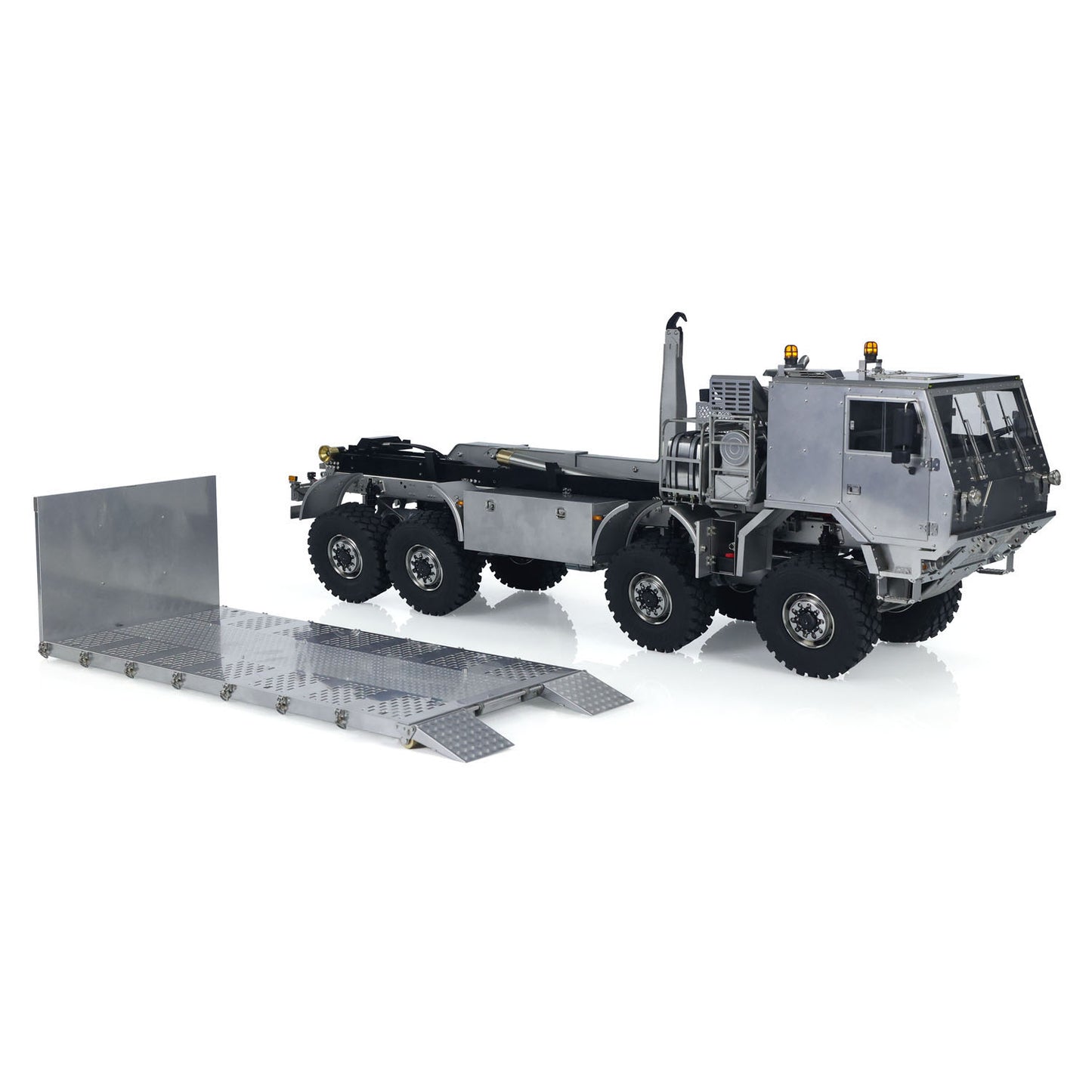 Metal 1/14 RC Hydraulic Off Road Military Truck T815 Remote Control 3Speed 8*8 Roll on off Dumper Model Paladin ST8 Radio