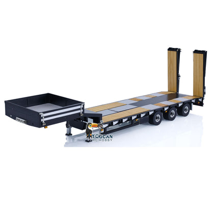 1/14 Metal LESU RC Trailer with Hydraulic System Electronic Lifting Legs