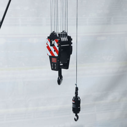 Metal 1/14 RC Hydraulic Crawler Crane C1200 Remote Control Construction Vehicle Ready to Run Flysky PL18 LITE Radio Brushless Motor Battery