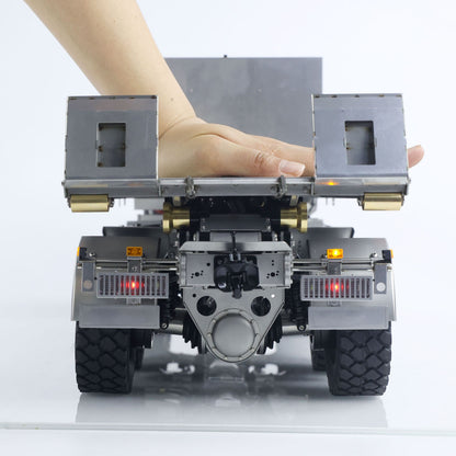 Metal 1/14 RC Hydraulic Off Road Military Truck T815 Remote Control 3Speed 8*8 Roll on off Dumper Model Paladin ST8 Radio