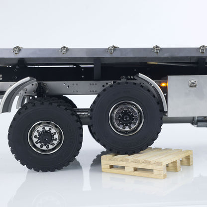 Metal 1/14 RC Hydraulic Off Road Military Truck T815 Remote Control 3Speed 8*8 Roll on off Dumper Model Paladin ST8 Radio