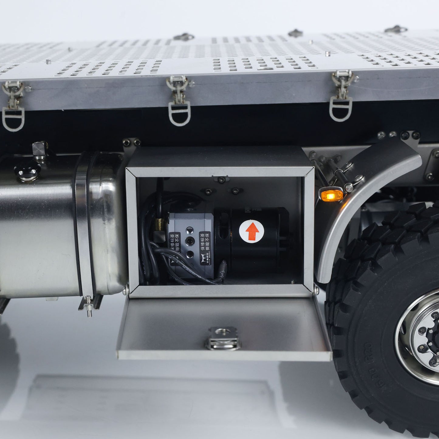 Metal 1/14 RC Hydraulic Off Road Military Truck T815 Remote Control 3Speed 8*8 Roll on off Dumper Model Paladin ST8 Radio