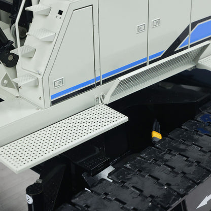 Metal 1/14 RC Hydraulic Crawler Crane C1200 Remote Control Construction Vehicle Ready to Run Flysky PL18 LITE Radio Brushless Motor Battery