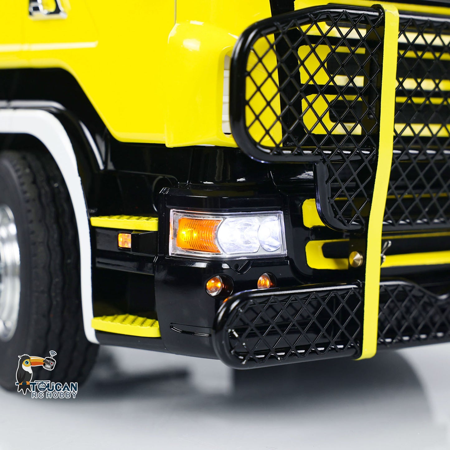 TOUCAN Metal Chassis 1/14 RC Tractor Truck 6x6 RTR Remote Control Car Sound Light