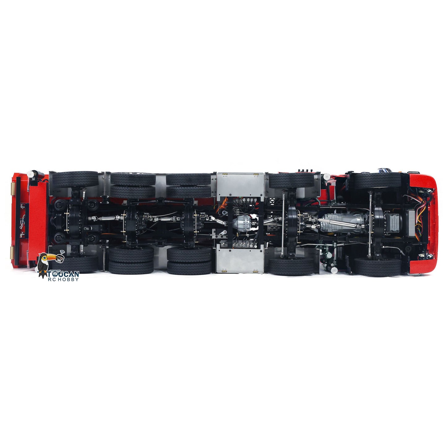 SA770S 1/14 RC Hydraulic Crane Dump Truck 10X10 Radio Controlled Full Dumper Car