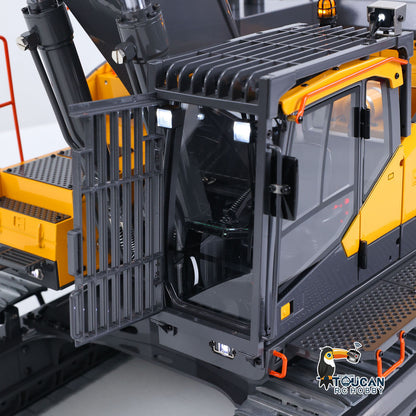 1/14 Metal RC Hydraulic Excavator EC950 Dual Pump Digger Model 8CH Valve Hydraulic Lifting Counterweight Ripper Light Sound